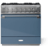 AGA Elise Series SoHo Collection AEL361DFSTB - 36 Inch Freestanding Dual Fuel Range with 5 Sealed Burners in Front View