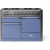 AGA Elise Series SoHo Collection AEL481DFCBB - 48 Inch Freestanding Dual Fuel Range with 5 Sealed Burners in Front View