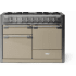 AGA Elise Series SoHo Collection AEL481DFFWN - 48 Inch Freestanding Dual Fuel Range with 5 Sealed Burners in Front View