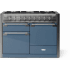 AGA Elise Series SoHo Collection AEL481DFSTB - 48 Inch Freestanding Dual Fuel Range with 5 Sealed Burners in Front View