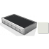 AGA Elise Series AEL481INRTWHT - 48 Inch Induction Rangetop in Angle View, Color Displayed: Stainless Steel