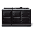 AGA Classic eR7 Collection AER7560IBLK - 60 Inch Freestanding Electric Range with 2 Hot Plate + Induction Hotcupboard