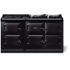 AGA Classic eR7 Collection AER7563GBLK - 63 Inch Freestanding Dual Fuel Range with 2 Hotplates &amp; 4 Gas Burners