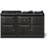 AGA AER7563GLPPWT - 63 Inch Freestanding Dual Fuel Range with 2 Hotplates &amp; 4 Gas Burners