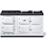 AGA Classic eR7 Collection AER7563GWHT - 63 Inch Freestanding Dual Fuel Range with 2 Hotplates &amp; 4 Gas Burners