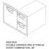 Hestan Aspire AESDR30DB - 30 Inch Aspire Combo Door/Drawer - AESDR Series