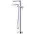 Rohl Nibi™ TNB39C - Nibi™ Thermostatic Single Hole Floor Mount Tub Filler Trim with Hand Shower in Chrome