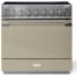 AGA Elise Series SoHo Collection AEL361INABFWN - AGA 36 Inch Freestanding Induction Range Antique Brass Trim