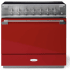 AGA Elise Series SoHo Collection AEL361INABPCR - AGA 36 Inch Freestanding Induction Range Antique Brass Trim