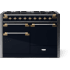 AGA Elise Series Classic Color Collection AEL481DFABBLK - 48 Inch Freestanding Dual Fuel Range