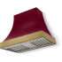 AGA Cascade SoHo Collection AH3630CACCNBABNB - 36 Inch Concave Wall Mount Hood (No Banding)