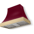 AGA Cascade SoHo Collection AH3630CACCNBBBNB - 36 Inch Concave Wall Mount Hood (No Banding)