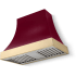 AGA Cascade SoHo Collection AH3630CACCNBPBNB - 36 Inch Concave Wall Mount Hood (No Banding)