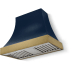AGA Cascade Classic AH3630CACINDABNB - 36 Inch Concave Wall Mount Hood (No Banding)
