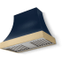 AGA Cascade Classic AH3630CACINDBBNB - 36 Inch Concave Wall Mount Hood (No Banding)