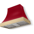 AGA Cascade SoHo Collection AH3630CACPCRBBNB - 36 Inch Concave Wall Mount Hood (No Banding)