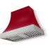 AGA Cascade SoHo Collection AH3630CACPCRBNNB - 36 Inch Concave Wall Mount Hood (No Banding)