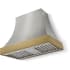 AGA Cascade Classic AH3630CACSSABNB - 36 Inch Concave Wall Mount Hood (No Banding)