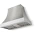 AGA Cascade Classic AH3630CACSSPCNB - 36 Inch Concave Wall Mount Hood (No Banding)
