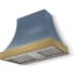 AGA Cascade SoHo Collection AH3630CACSTBABNB - 36 Inch Concave Wall Mount Hood (No Banding)