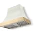 AGA Cascade Classic AH3630CACWHTPBNB - 36 Inch Concave Wall Mount Hood (No Banding)