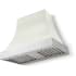 AGA Cascade Classic AH3630CACWHTPCNB - 36 Inch Concave Wall Mount Hood (No Banding)