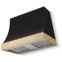 AGA Marquee Classic Color Collection AH3630MRQMBLBB - 36 Inch Wall Mount Hood