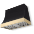 AGA Marquee Classic Color Collection AH3630MRQMBLPB - 36 Inch Wall Mount Hood
