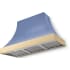 AGA Cascade SoHo Collection AH4830CACCBBPBNB - 48 Inch Concave Wall Mount Hood (No Banding)