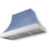 AGA Cascade SoHo Collection AH4830CACCBBPCNB - 48 Inch Concave Wall Mount Hood (No Banding)