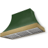 AGA Cascade Classic AH4830CACCWGABNB - 48 Inch Concave Wall Mount Hood (No Banding)