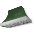 AGA Cascade Classic AH4830CACCWGBNNB - 48 Inch Concave Wall Mount Hood (No Banding)