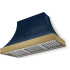 AGA Cascade Classic AH4830CACINDABNB - 48 Inch Concave Wall Mount Hood (No Banding)