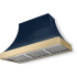 AGA Cascade Classic AH4830CACINDBBNB - 48 Inch Concave Wall Mount Hood (No Banding)