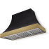 AGA Cascade Classic AH4830CACMBLABNB - 48 Inch Concave Wall Mount Hood (No Banding)