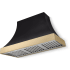 AGA Cascade Classic AH4830CACMBLBBNB - 48 Inch Concave Wall Mount Hood (No Banding)