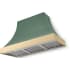 AGA Cascade SoHo Collection AH4830CACMGPBNB - 48 Inch Concave Wall Mount Hood (No Banding)