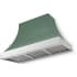 AGA Cascade Classic AH4830CACMGPCNB - 48 Inch Concave Wall Mount Hood (No Banding)