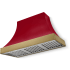 AGA Cascade SoHo Collection AH4830CACPCRABNB - 48 Inch Concave Wall Mount Hood (No Banding)