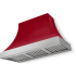 AGA Cascade SoHo Collection AH4830CACPCRBNNB - 48 Inch Concave Wall Mount Hood (No Banding)