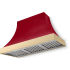 AGA Cascade SoHo Collection AH4830CACPCRPBNB - 48 Inch Concave Wall Mount Hood (No Banding)