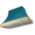 AGA Cascade SoHo Collection AH4830CACSALBBNB - 48 Inch Concave Wall Mount Hood (No Banding)