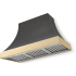 AGA Cascade SoHo Collection AH4830CACSLTPBNB - 48 Inch Concave Wall Mount Hood (No Banding)