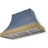 AGA Cascade SoHo Collection AH4830CACSTBABNB - 48 Inch Concave Wall Mount Hood (No Banding)