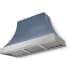 AGA Cascade SoHo Collection AH4830CACSTBBNNB - 48 Inch Concave Wall Mount Hood (No Banding)