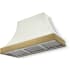 AGA Cascade Classic AH4830CACWHTABNB - 48 Inch Concave Wall Mount Hood (No Banding)