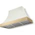AGA Cascade Classic AH4830CACWHTBBNB - 48 Inch Concave Wall Mount Hood (No Banding)