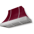 AGA Cascade SoHo Collection AH4830CACCNBBN - 48 Inch Concave Wall Mount Hood