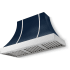AGA Classic Color Collection AH4830CACINDPC - 48 Inch Concave Wall Mount Hood
