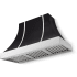 AGA Classic Color Collection AH4830CACMBLPC - 48 Inch Concave Wall Mount Hood